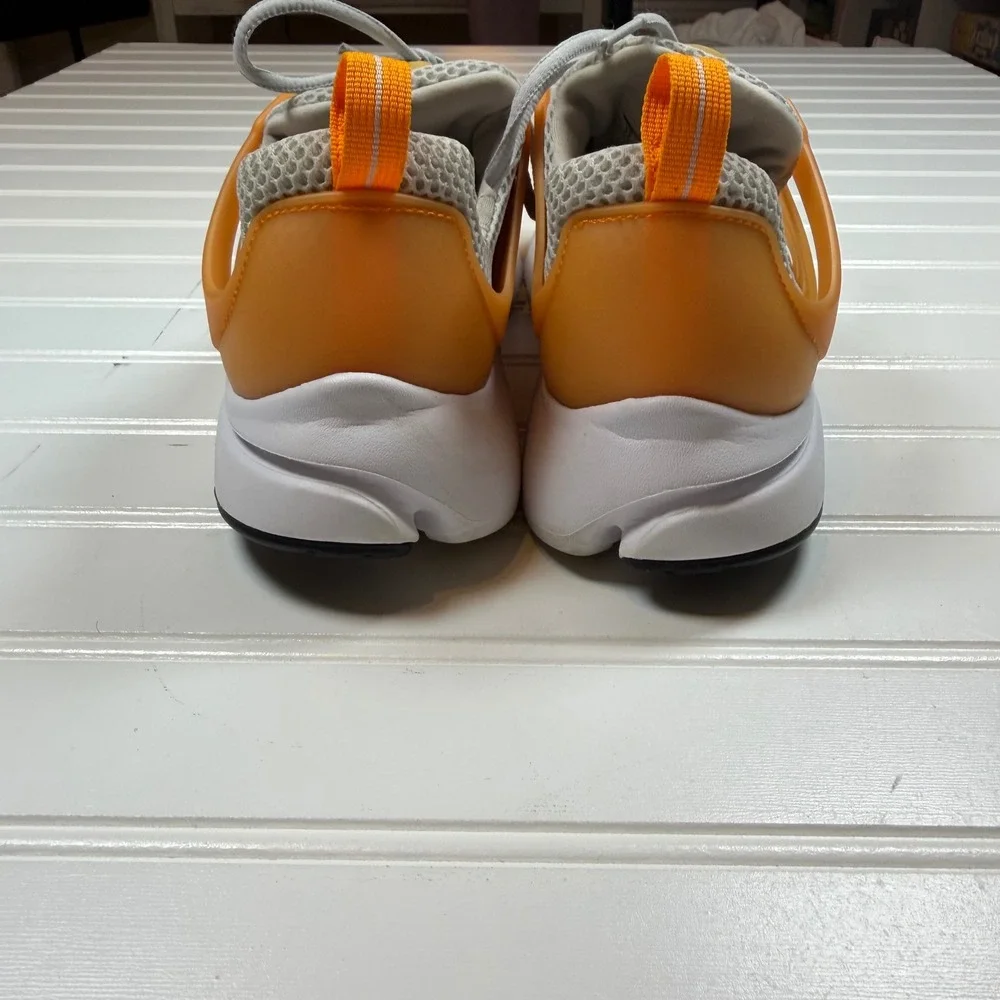 Nike Air Presto Grey Orange Youth 7Y Womens 8.5 Running Shoes 833878-004 - Picture 5 of 8